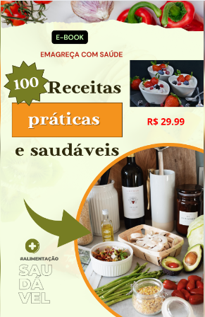EBOOK DE EMAGRECIMENTO -  Receitas Para Secar em 30 Dias 
